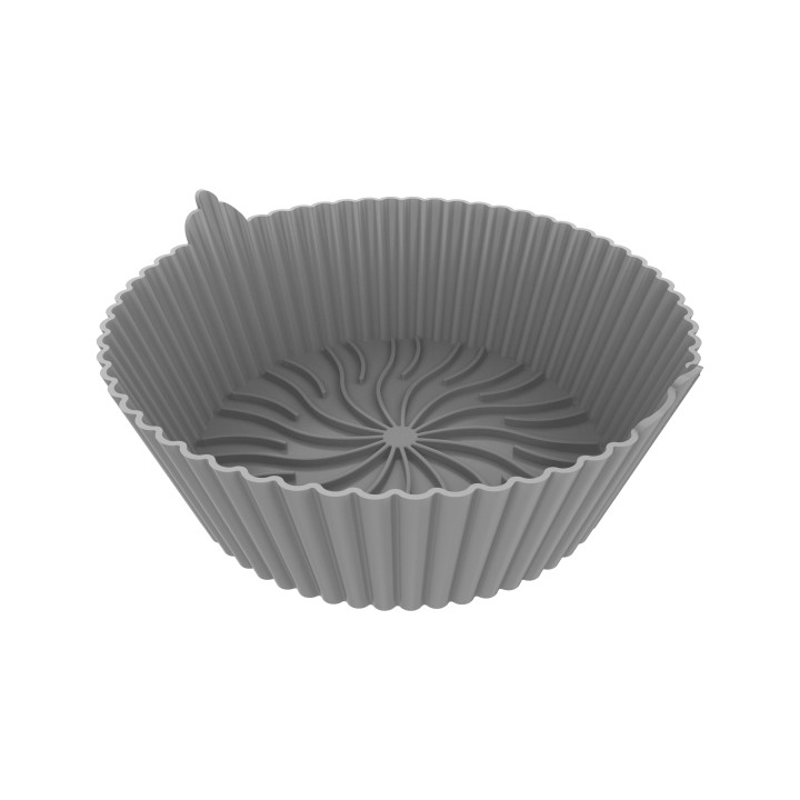 Cecotec Cecofry Bucket Pack de 3 Moldes Circulares para Freidoras de 2 a 4.5L - Silicona de Alta Calidad - Apto para Microondas