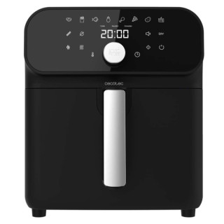 Cecotec Cecofry Smokin`Duo 6000 Freidora sin Aceite - Potencia de 2000W - Doble Resistencia para Dorar - Funcion de Ahumado - Ca