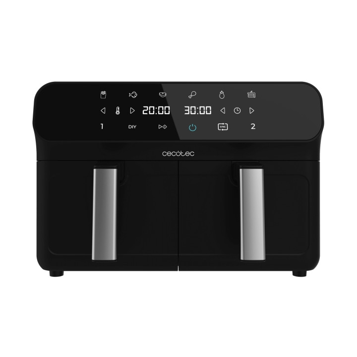 Cecotec Cecofry Advance 9000 Feidora sin Aceite Doble - 2800W - Capacidad de 9L - Temperatura Independiente - Tactil Multifuncio