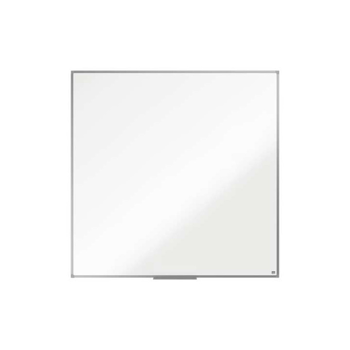 Nobo Essence Pizarra Magnetica de Acero 1200x1200mm - Marco de Aluminio Anodizado - Bandeja para Rotuladores - Color Blanco