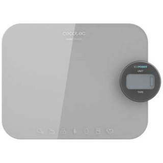 Cecotec Cook Control 10300 EcoPower Nutrition Bascula de Cocina - Funciona sin Pilas - Precision de 1gr - Peso Max. 8kg - Pantal