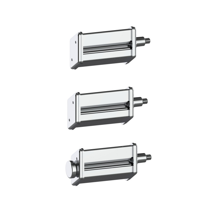 Cecotec Pack de 3 Accesorios de Pasta para Amasadora Twist and Fusion - Material Resistente y Duradero - Facil de Colocar y Reti