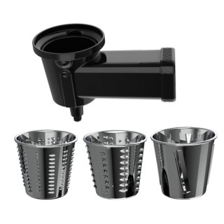 Cecotec Accesorio Rallador para Amasadora Twist and Fusion - Apto para Lavavajillas - Facil de Colocar y Quitar - Color Negro