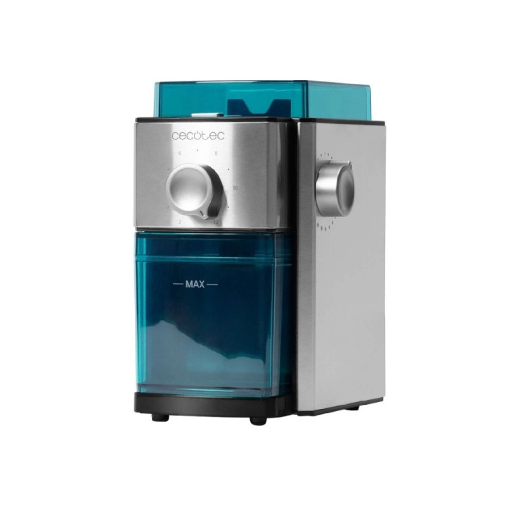 Cecotec SteelMill 2000 Adjust Molino de Cafe Multifuncional - 150W - Cuerpo de Acero Inoxidable - Cuchillas de Titanio - Funcion