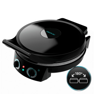 Cecotec Fun Pizza and Co Horno Electrico para Pizzas - 1800W - Temporizador 30min - Apertura 180º - Antiadherente - Diametro 31c