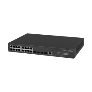 Dahua technology access dh-as4300-16gt4gf switch gestionado l2/l2+ gigabit ethernet (10/100/1000) negro