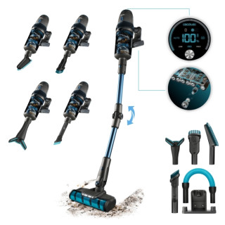 Cecotec Conga Rockstar 11500 Odyssey ErgoFlex Aspirador Escoba Vertical sin Cable - 850W - 30kPa - Autonomia 90min - Cepillo Mot