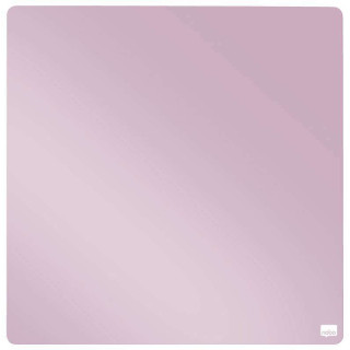 Nobo Mini Pizarra Magnetica Tile 360x360mm - sin Marco - Almohadillas Adhesivas e Imanes - Diseño Creativo y Colorido - Rosa