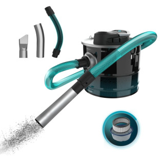 Cecotec Conga Ash 3000 Home Aspirador de Cenizas - 1000W - Capacidad 15L - Succion 15kPa - Tubo Reforzado Metalico - Deposito Ac