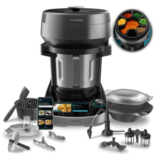 Cecotec Mambo CooKing Unique Robot de Cocina con Dispensador de Alimentos - 2200W - Multifuncion - Funciones y Recetas Guiadas -