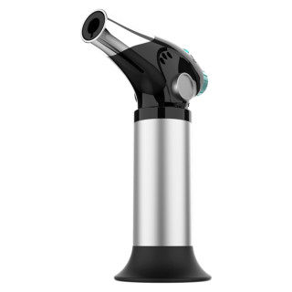 Cecotec Polka Flame-Cook 1000 Steel Soplete de Cocina - Alcanza 1300°C - Regulador de Llama - Bloqueo de Seguridad - Compacto -