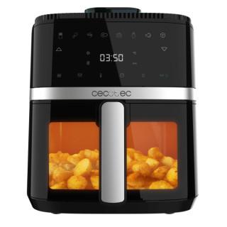 Cecotec Cecofry Drip 5000 Freidora sin Aceite - 1500W - Autodosificador - Ventana con Luz Interior - Capacidad de 5L - 8 Menus A