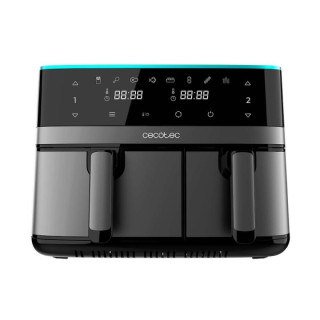 Cecotec Cecofry DuoSize 9000 Feidora sin Aceite Doble - 2700W - Capacidad 9L - Panel Multifuncion - Cocina Saludable - 8 Modos P