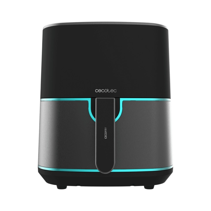 Cecotec Cecofry Fantastik Inox 5500 Freidora sin Aceite - Potencia de 1500W - Capacidad 5.5L - 9 Menus Preconfigurados - Rango d