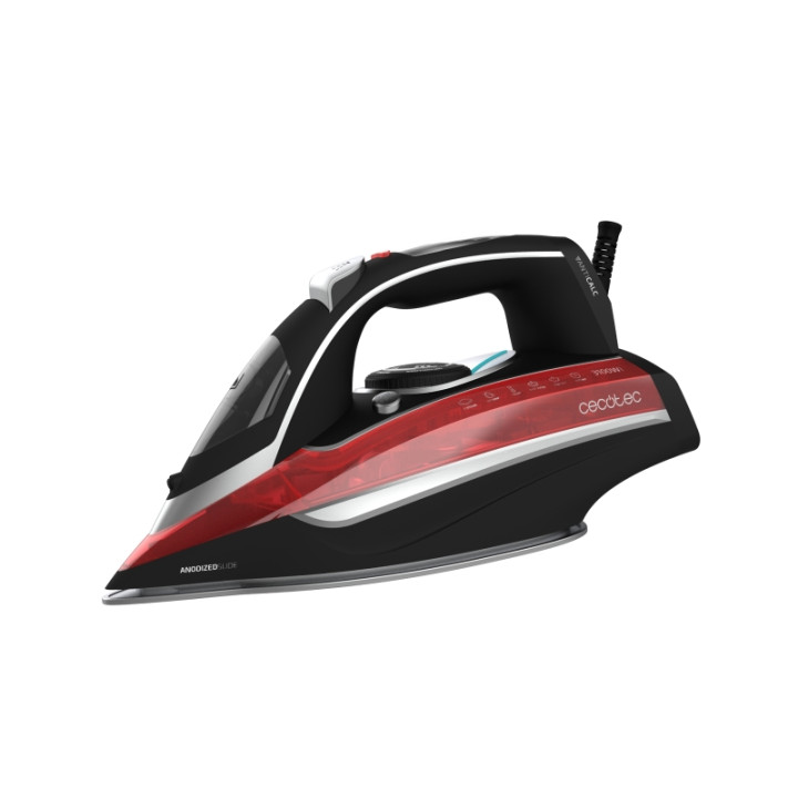 Cecotec 3D ForceAnodized 850 I-Pump Plancha de Ropa - 3100W - Suela Anodizada - Vapor Continuo 65g/min - Golpe de Vapor 230g/min