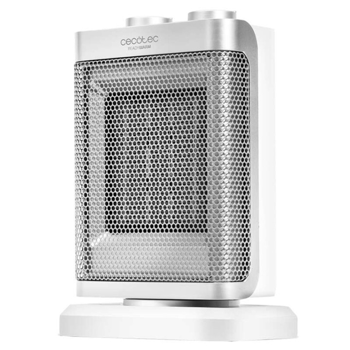 Cecotec Ready Warm 6100 Ceramic Rotate Calefactor Baño Ceramico 1500W - Oscilante - Termostato Regulable - 3 Modos de Funcionami