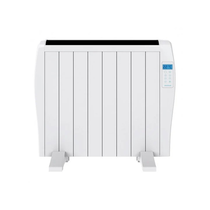Cecotec Ready Warm 1800 Thermal Radiador Electrico Bajo Consumo 1200W - 8 Elementos - Colocacion en Pared o de Pie - Pantalla LE