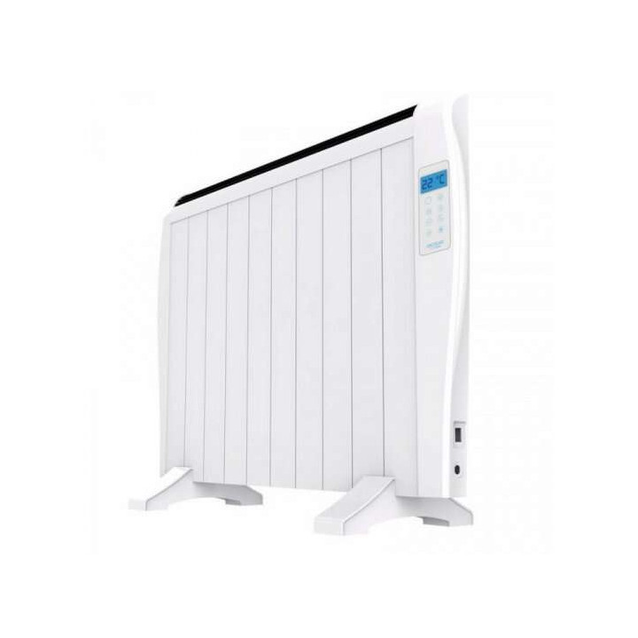 Cecotec Ready Warm 2000 Thermal Radiador Electrico Bajo Consumo 1500W - 10 Elementos - Colocacion en Pared o de Pie - Pantalla L