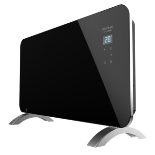 Cecotec Ready Warm 6720 Crystal Connection Convector de Cristal Templado - 1500W - Cobertura hasta 15m2 - Control Wi-Fi - LED Ta