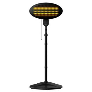 Cecotec Ready Warm 8100 Power Quartz Calefactor de Exterior 2000W - Calefactor Halogeno de Cuarzo - Colocacion en Pared o de Pie
