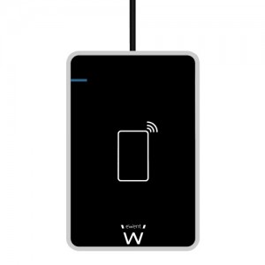 Ewent ew1053 lector de tarjeta magnética negro usb