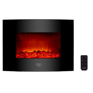 Cecotec Ready Warm 2200 Chimenea Electrica de 22" - Potencia de 2000W - Control Remoto Incluido - Llamas LED Ajustables - Tempor