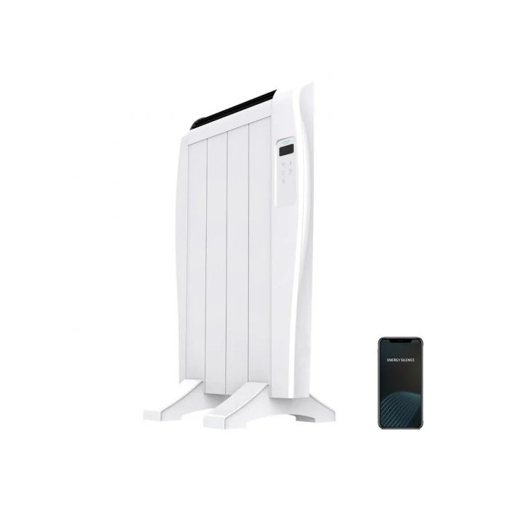 Cecotec Ready Warm 800 Thermal Connected Radiador Electrico 600W - 4 Elementos - Colocacion en Pared o de Pie - Control WiFi - T