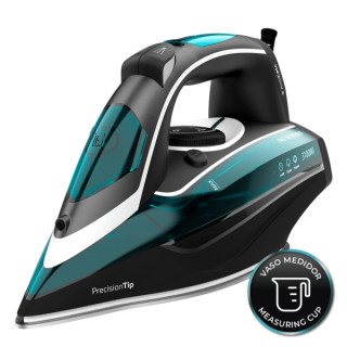 Cecotec Fast and Furious 6050 X-Treme Plancha de Ropa - 3100W - Bomba Automatica - Suela Ultradeslizante - Tactil - Vapor Contin