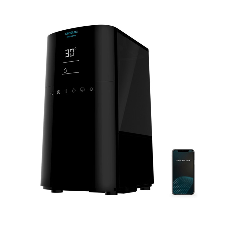 Cecotec Breeze Care 4000 Connected Humidificador de Aire - 110W - Capacidad Deposito 6L - 400 ml/h - Wi-Fi - Tactil - Cobertura