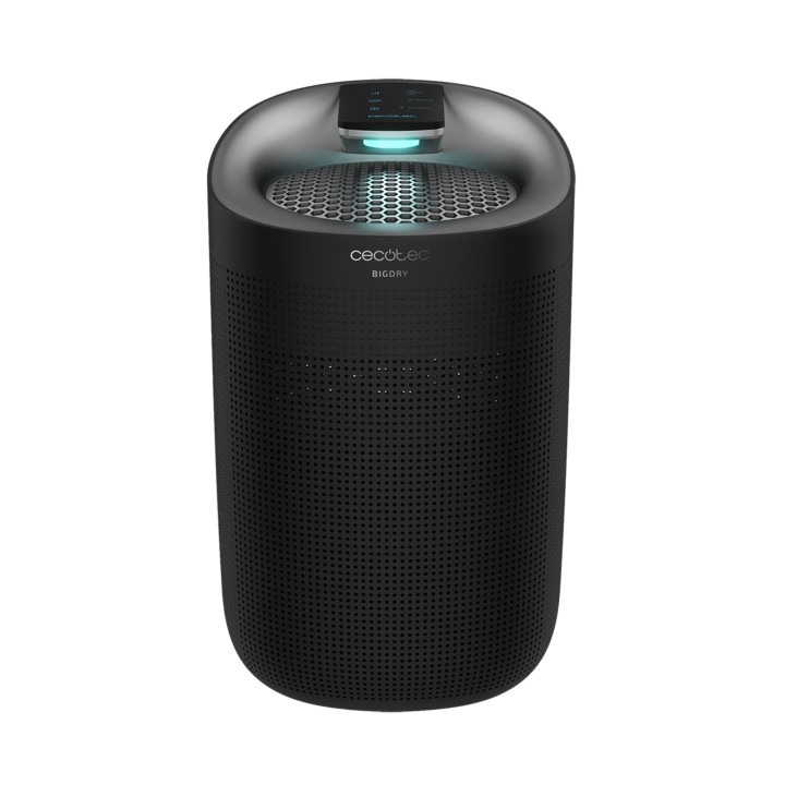 Cecotec BigDry 3000 PureLight Black Deshumidificador - 45W - Deposito de 1 Litro - 3 Procesos de Filtracion - Cobertura hasta 25