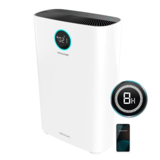Cecotec TotalPure 5000 Connected Purificador de Aire - Potencia de 30W - Filtro de 3 Etapas - Cobertura hasta 130m3 - Control Wi