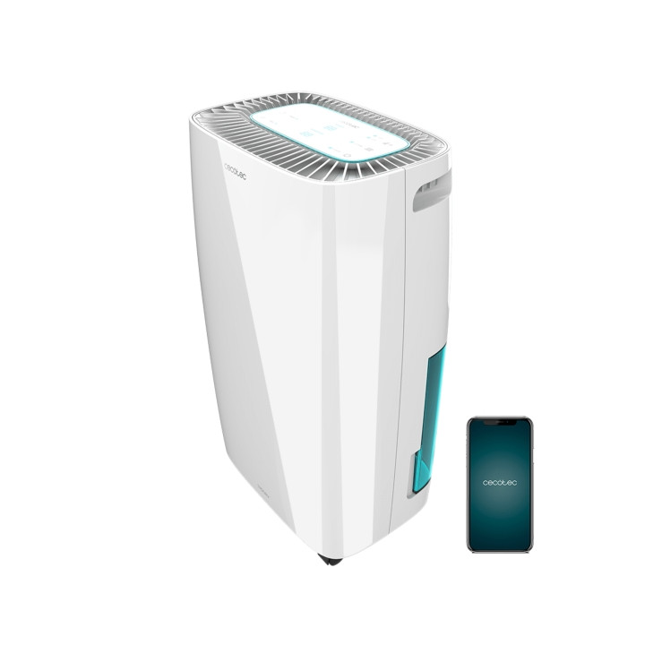 Cecotec BigDry 4000 Expert Connected Deshumidificador - Control Wi-Fi - 10L/dia - Deposito 2.5L - Cobertura hasta 105m2 - Funcio