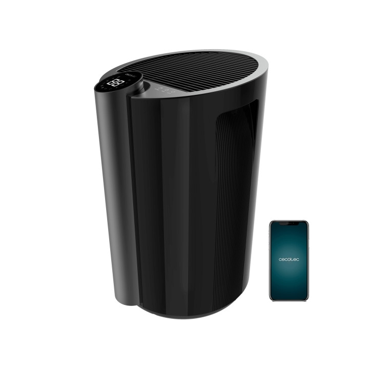 Cecotec BigDry 9000 Professional Black Connected Deshumidificador - 320W - Deposito 4.5L Extraible - WiFi - Cobertura hasta 90m2