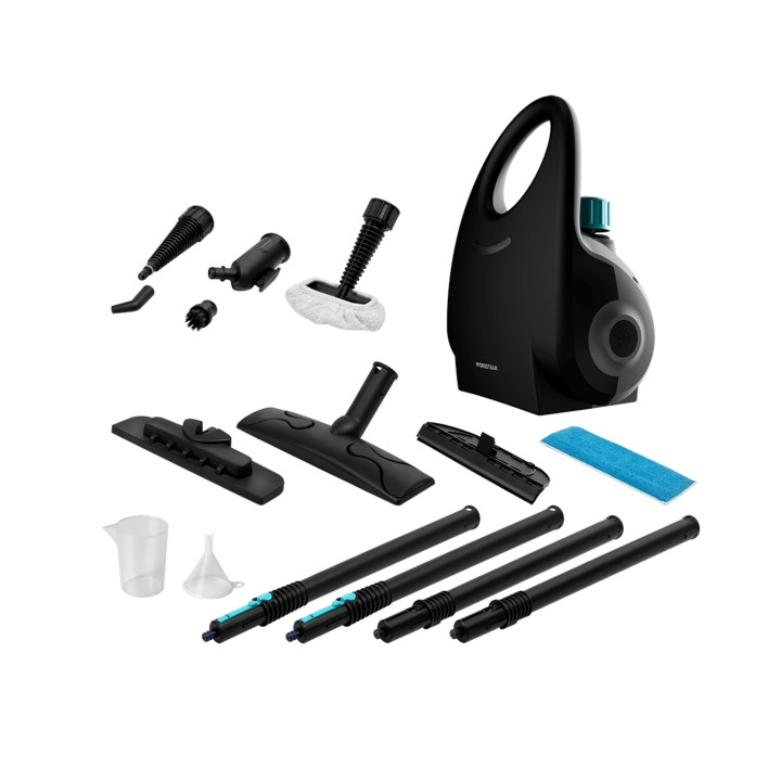 Cecotec HydroSteam 2030 Active Limpiador a Vapor - Potencia de 2000W - Presion 4bar - Caudal 35g/min - Deposito 750ml - 12 Acces