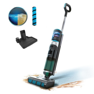 Cecotec FreeGo Wash and Vacuum Fregona Electrica - 200W - Depositos de Agua Limpia y Sucia Separados - Funcion Aspirador - Auton