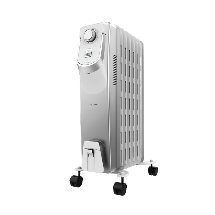 Cecotec ReadyWarm 7000 Space 360 Radiador de Aceite con 7 Modulos de 150x580mm - 1500W - Calienta hasta 18m2 - Tecnologia 360º -