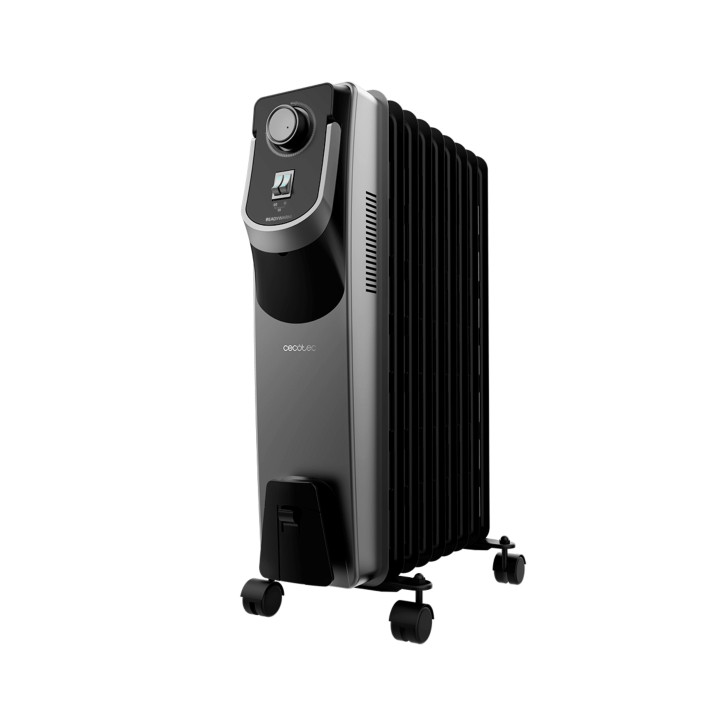 Cecotec ReadyWarm 9000 Space 360 Black Radiador de Aceite con 9 Modulos de 150x580mm - 2000W - Calienta hasta 22m2 - Tecnologia