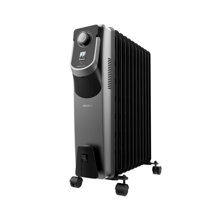 Cecotec ReadyWarm 11000 Space 360 Black Radiador de Aceite con 11 Modulos de 150x580mm - 2500W - Calienta hasta 28m2 - Tecnologi