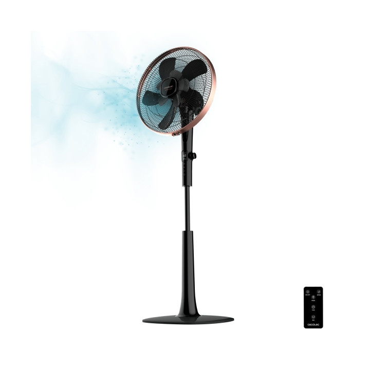 Cecotec EnergySilence 1040 SmartExtreme Ventilador de Pie con 10 Aspas - 28W - Diametro de 40cm - 24 Velocidades y 3 Modos - Tem