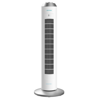 Cecotec EnergySilence 8090 Skyline Ventilador de Torre de 33" de Altura - 60W - Funcionamiento Silencioso - 3 Velocidades - Temp