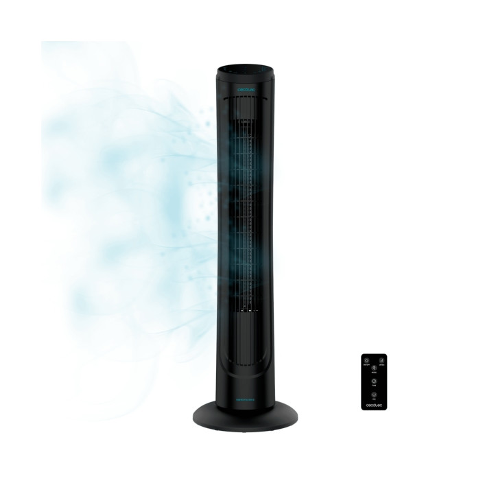 Cecotec EnergySilence 9090 Skyline Ventilador de Torre de 40" de Altura - 45W - Funcionamiento Silencioso - 3 Velocidades - Temp