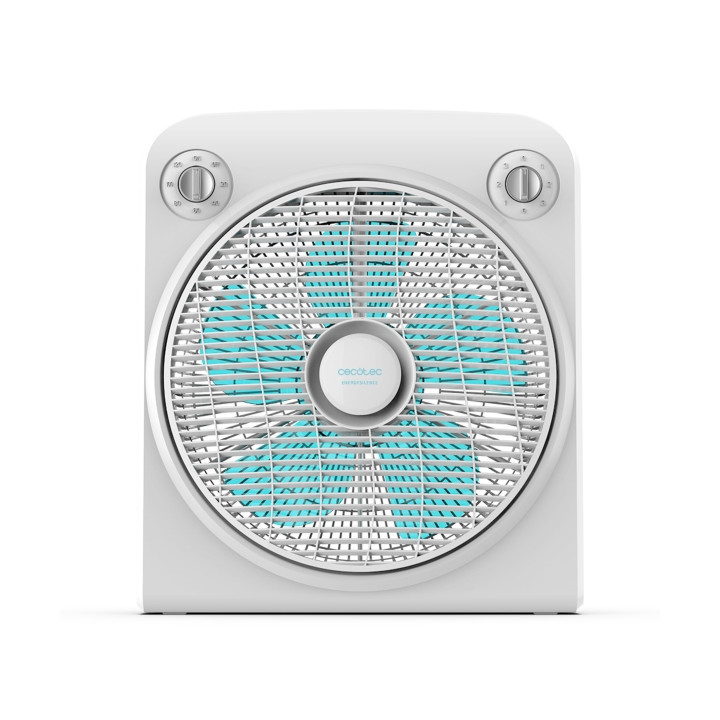 Cecotec EnergySilence 6000 Power Box Ventilador de Suelo con 5 Aspas - 50W - Funcionamiento Silencioso - Rejilla Giratoria Multi