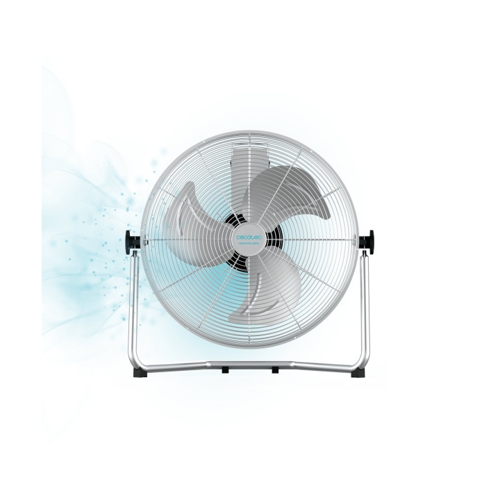 Cecotec EnergySilence 4100 Pro Ventilador Industrial de Suelo con 3 Aspas Metalicas - 100W - Silencioso - 3 Velocidades - Inclin