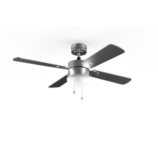 Cecotec EnergySilence Aero 450 Ventilador de Techo con 4 Aspas y Luz Integrada - 50W - Funcionamiento Silencioso - Aspas Aerobla