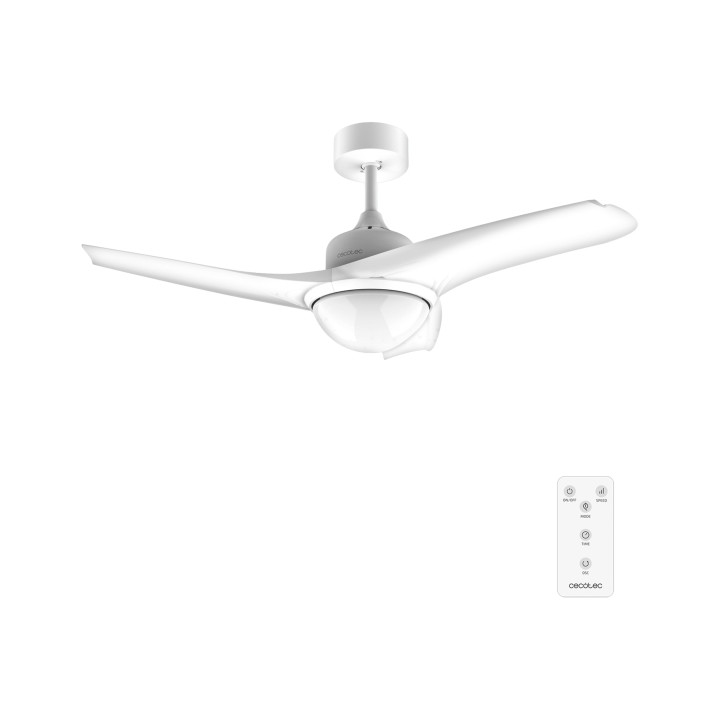 Cecotec EnergySilence Aero 460 Ventilador de Techo con 3 Aspas y Luz Integrada - Potencia de 49W - Funcionamiento Silencioso - M