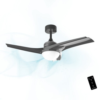 Cecotec EnergySilence Aero 470 Ventilador de Techo con 3 Aspas y Luz LED Integrada - 54W - Diametro de 42" - Mando a Distancia -