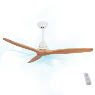 Cecotec EnergySilence Aero 590 Ventilador de Techo de 3 Aspas - Potencia de 65W - Diametro de 52" - Mando a Distancia - Temporiz