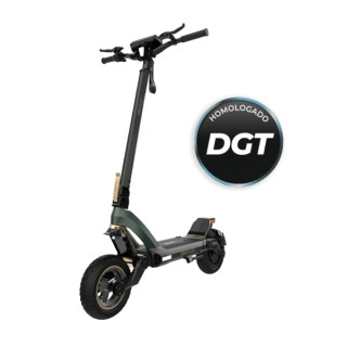 Cecotec Bongo Serie Z Power Mountain Patinete Electrico - 1300W - Autonomia 60km - Suspension Sx2 - Ruedas Off Road 10.5" - Sist