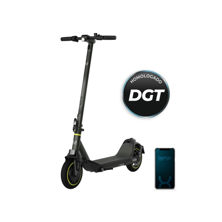 Cecotec Bongo Serie M40 XL Connected Patinete Electrico - 700W - Autonomia 40km - Ruedas 9" - Doble Frenado - Velocidad Maxima 2