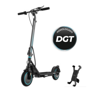 Cecotec Bongo Serie D20 Mobile Patinete Electrico - 250W - Autonomia 20km - Ruedas de 8.5” - Frenos Electricos y de Disco - Homo